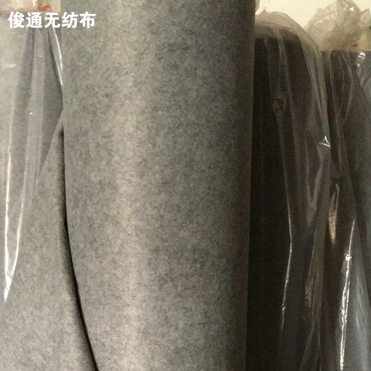 供应针刺无纺布 涤纶防滑无纺地毯布定制