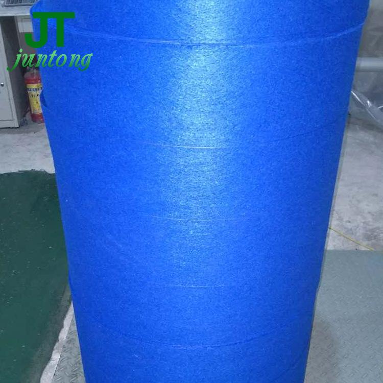供应批发蓝色口罩用布针刺无纺布 涤纶医疗卫生用布无纺布