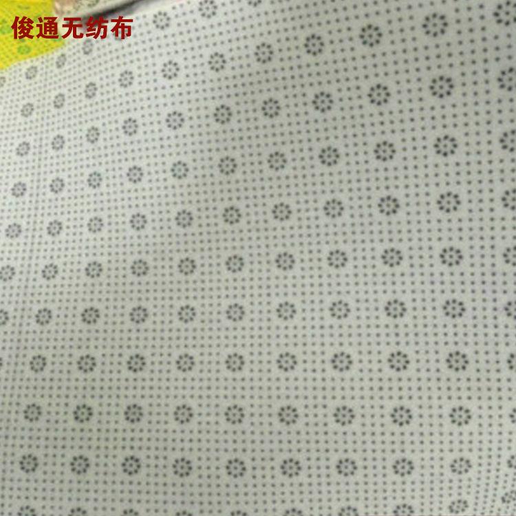 供应批发防滑点塑无纺布 滴塑印花底布防滑点塑无纺布产地