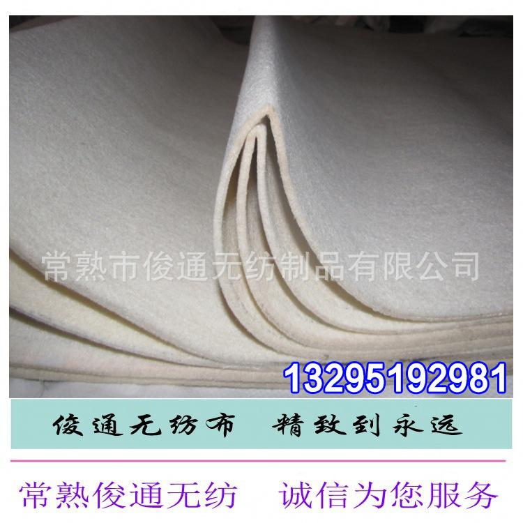 供应批发高档吸水涤纶针刺无纺布 优质压花印花针刺无纺布
