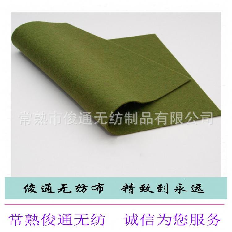 供应批发针刺无纺毛毡布 化纤针刺无纺毛毡布