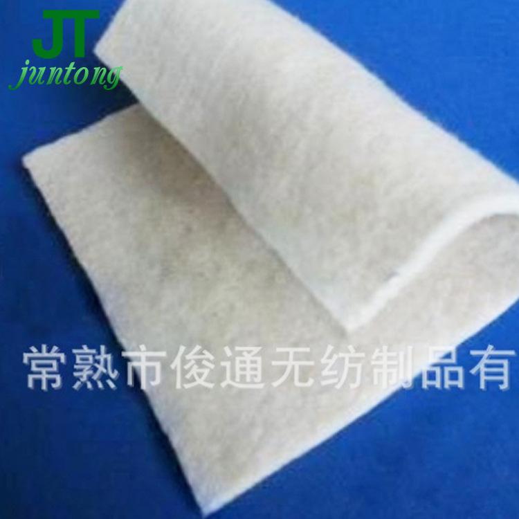 供应批发白色化纤羊毛无纺布 针刺复合棉羊毛无纺布可定制