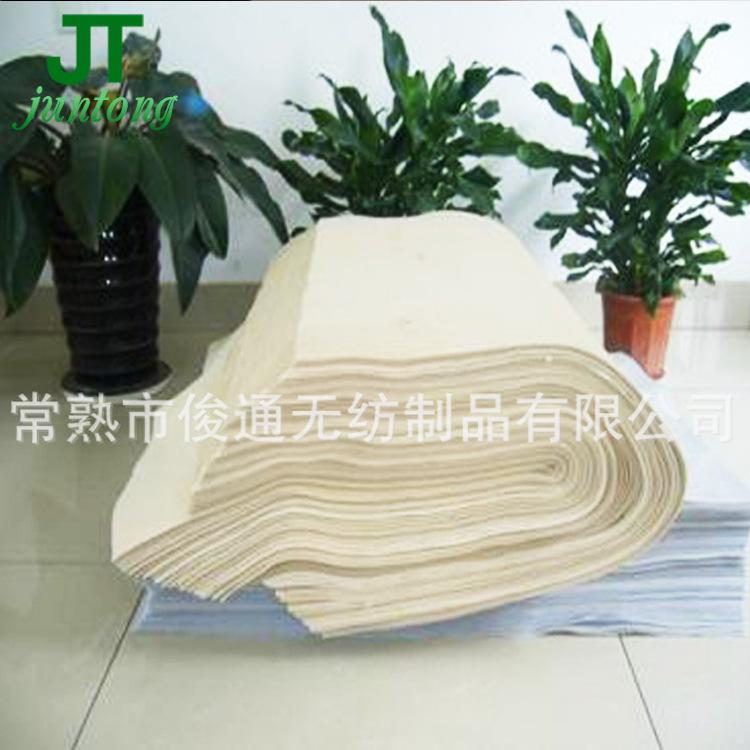供应批发厂家直销针刺棉毡布  鞋材皮革基布不织棉毡布定制