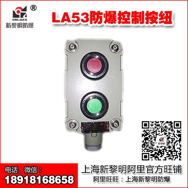 LA53-2防爆控制按钮 新黎明国标正品防爆按钮开关 防爆按钮盒 2钮