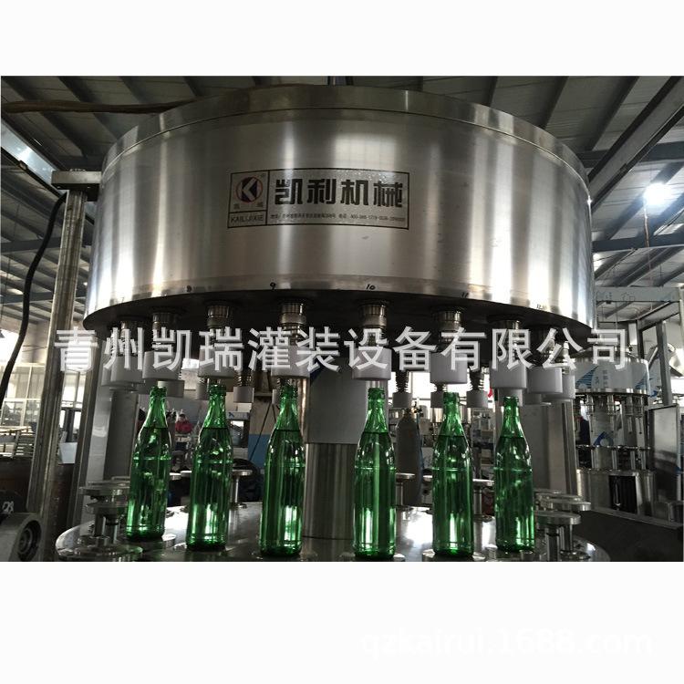 白酒自动生产线设备 液体全自动灌装机 瓶装液体灌装机 酒水灌装