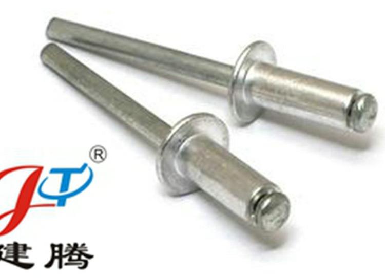 厂家批发新款铝制抽芯铆钉 开口型铝质圆头抽芯铆 沉头铝铆钉