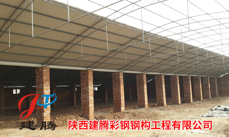 厂家设计 脱泥车间网架结构 1280㎡ 钢结构网架 各式网架大棚