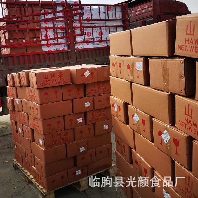 山楂条 整箱散装10kg/箱 无添加 散装山楂条 微商货源 热销