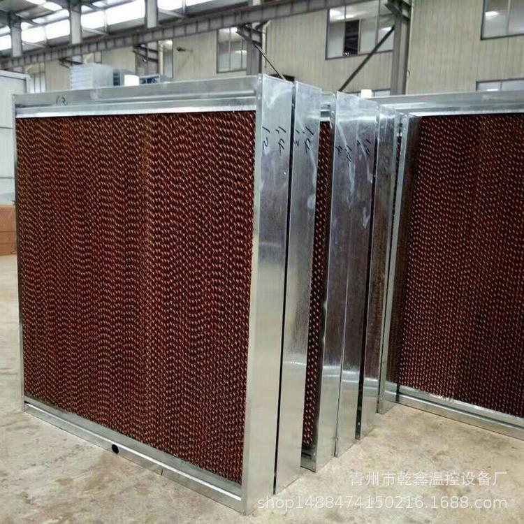 工厂供应夏季降温湿帘_耐腐蚀降温水帘 镀锌边框水帘墙