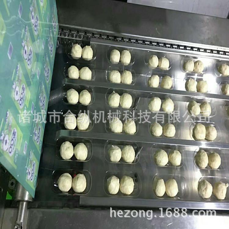 厂家推荐 肉丸全自动拉伸膜真空包装机 速度快  连续真空包装机
