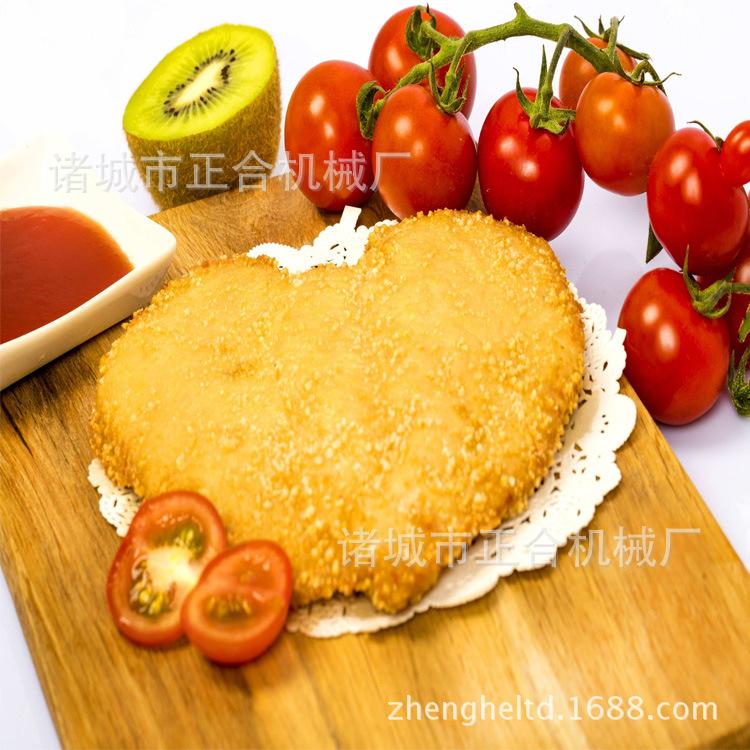 正新用大脸鸡排鲜鸡肉切片厚薄均匀效率高省人工废料少