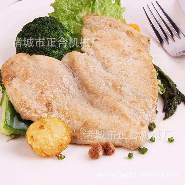 正新鸡排鸡胸切割成型厚薄均匀效率高省人工废料少支持加工定制