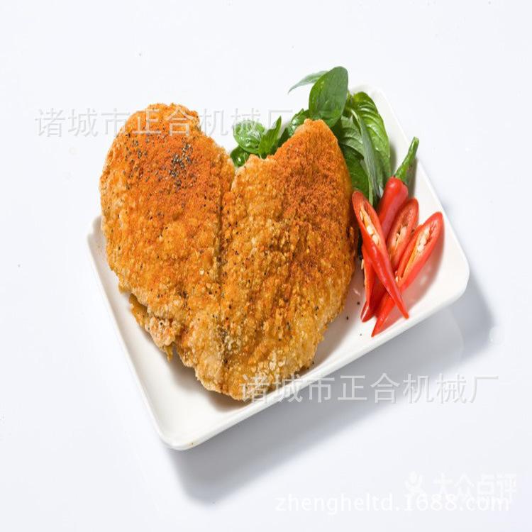 鲜鸡肉切片机器 爱心鸡排整形加工设备 里脊肉切片切条节能机
