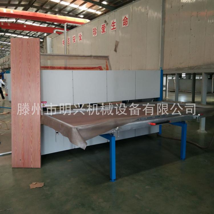 置物金属货架真空吸附木纹转印机 安装调试