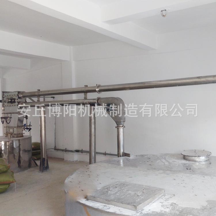 不锈钢管链输送机 颜料管链机设备  粉料管链式输送机现场