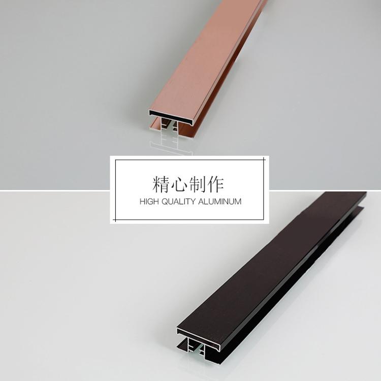 型材平线条框线（拉丝香槟金和拉丝亚黑）