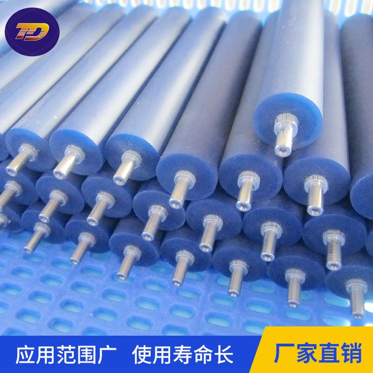 加工定制复印机聚氨酯胶辊 耐磨包胶滚轮 印刷机配件橡胶轮