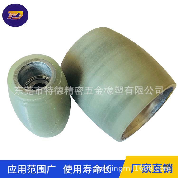 厂家定制耐磨PU聚氨酯包胶轮家具柜子滑轮医疗手推车静音脚轮