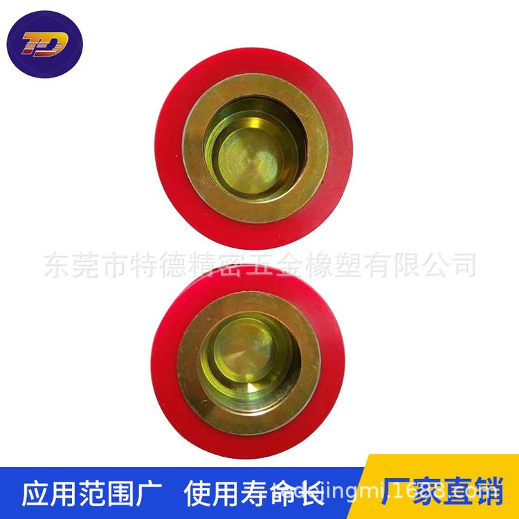 厂家定制从动包胶轮流水线自动化包胶轮自动化类耐磨聚氨酯滑轮