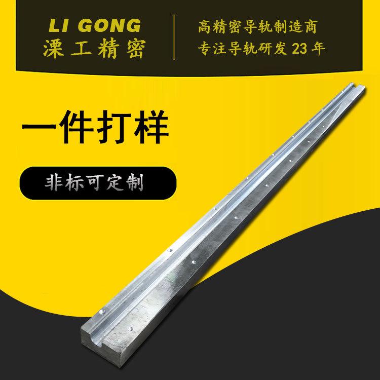 南京溧工高精度长方形导轨高精机器人地面导轨淬火钢可拼接导轨线