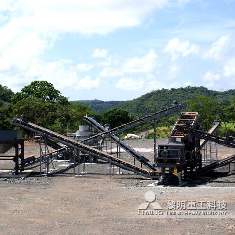 铅锌矿石移动破碎机 移动圆锥机 转场方便