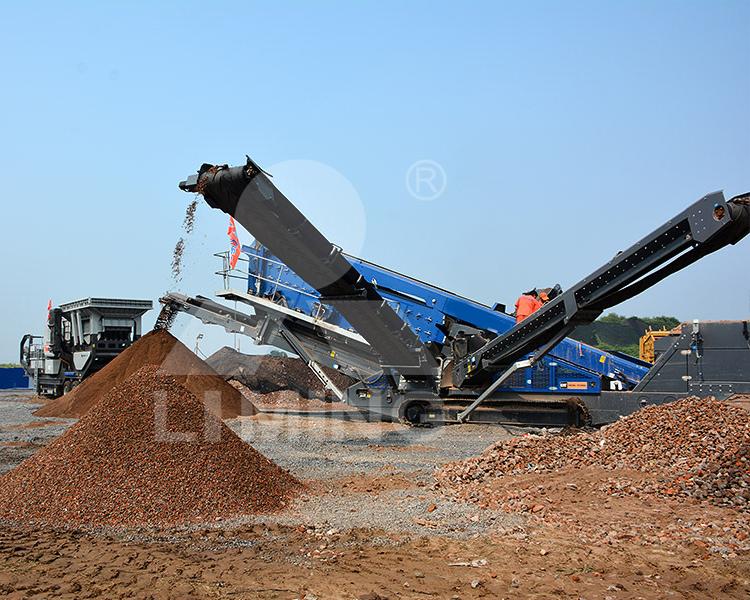 建筑材料移动破碎机 矿山开采固定式移动式制砂机