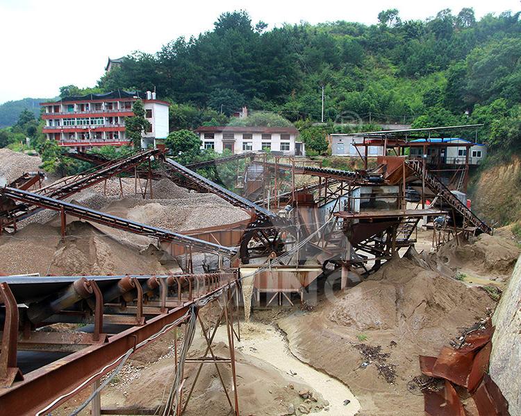 可出口到欧洲 风化砂河卵石制砂设备厂家 现场实地考察