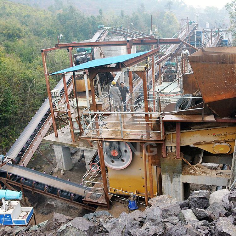 大型采石场石料生产线  安山岩打砂机 花岗岩碎石机