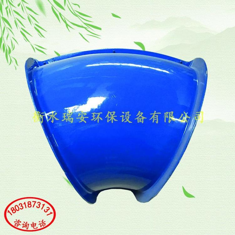 厂家定做 玻璃钢模压防雨弯头 防腐蚀45° 60° 90° 风机弯头