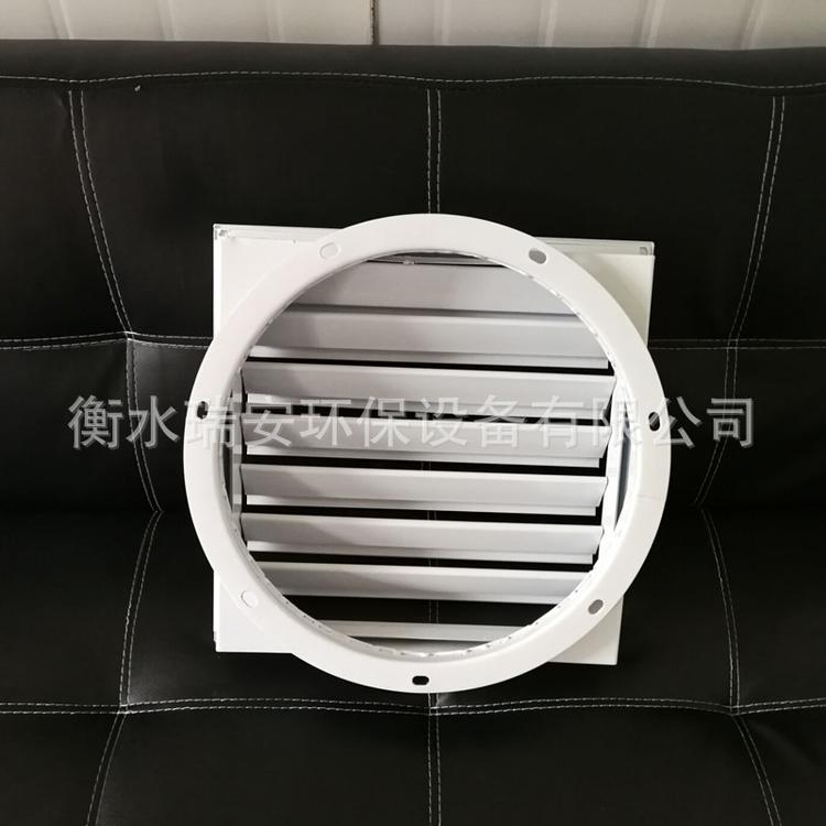 异型自垂百叶窗 方形铝合金防雨自垂百叶窗 壁式风机自垂百叶