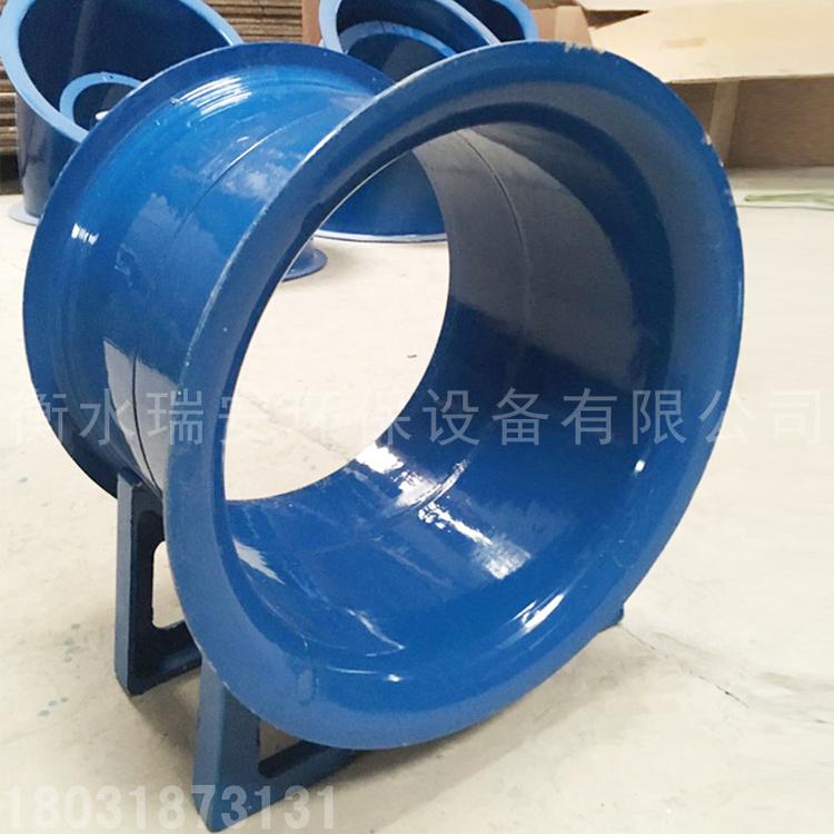 定做 FT35-11 防腐轴流风机风筒 直径280mm双法兰风机筒 风机配件