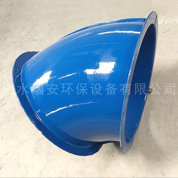 尺寸定做 玻璃钢防雨弯头 45°耐腐蚀风机防雨罩