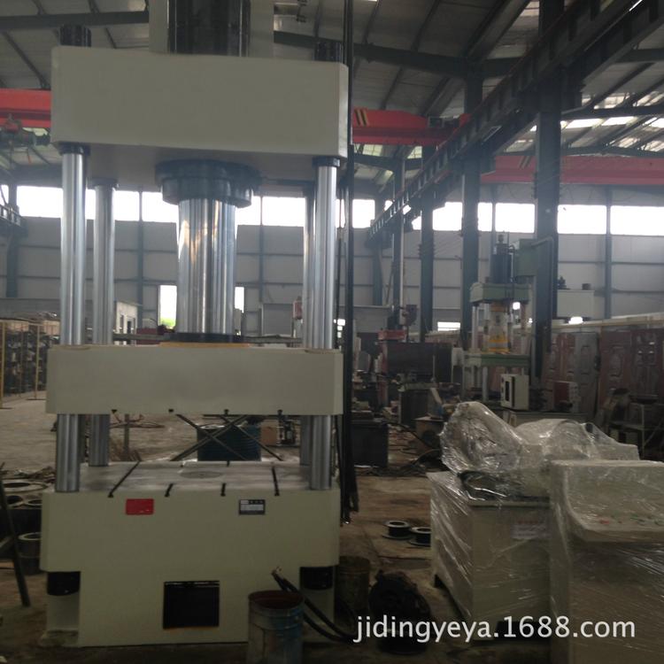 双泵合流陶瓷粉末成型液压机 800吨三梁四柱液压机价格合理