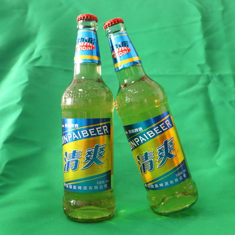 500ml清爽流通啤酒厂家批发代理低价酒店商超烧烤餐饮啤酒