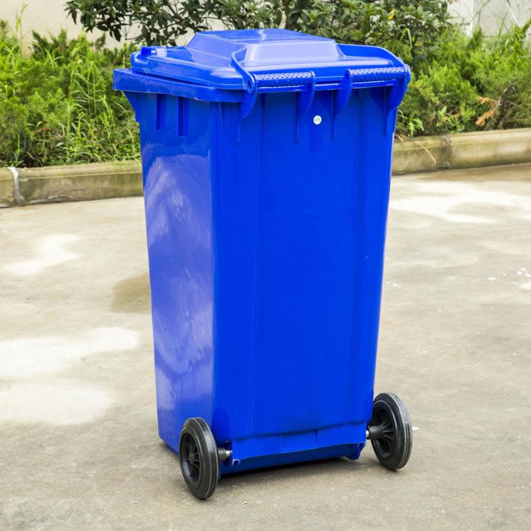 大量塑料垃圾桶现货大容量加厚 干湿有害四色小区户外塑料垃圾桶