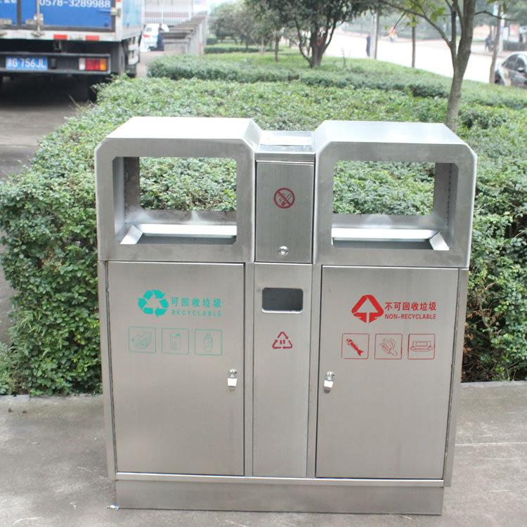 钢制垃圾桶 厂家大量现货供应 分类环保市政环卫垃圾箱可定制