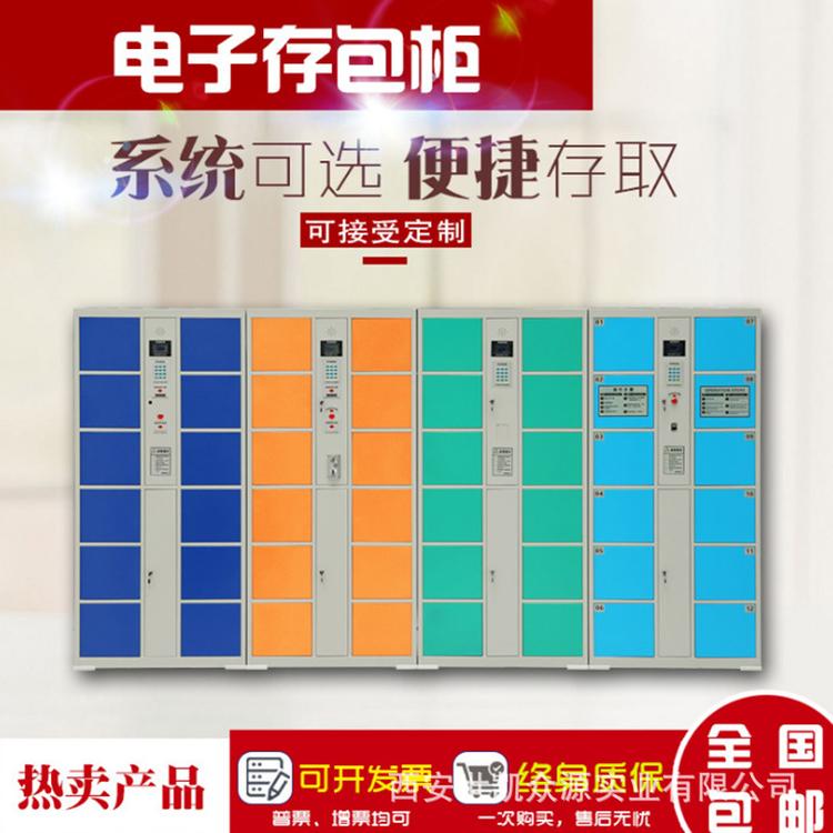 厂家直销指纹条码刷卡系统超市商场智能柜寄存柜电子存包柜