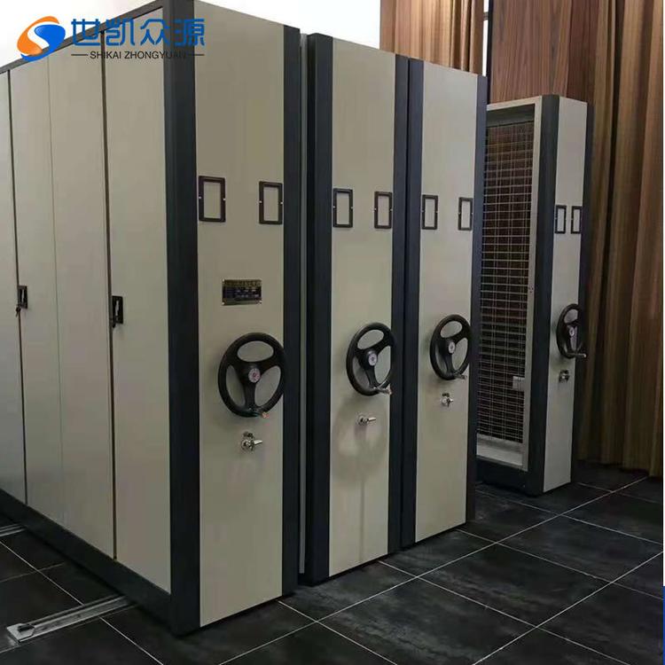陕西西安智能移动档案柜密集柜学校手动档案室密集架厂家直销定做