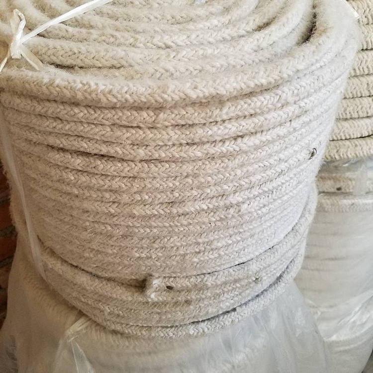 耐火温度1000°耐火材料60陶瓷纤维绳降噪 纤维绳降噪