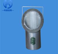 现货供应篮式过滤器用斜口滤篮，不锈钢双层滤篮