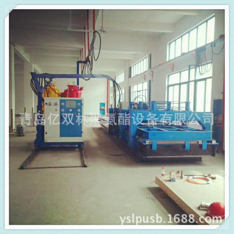 供应亿双林PU聚氨酯浇注供热保温管道高压发泡机器