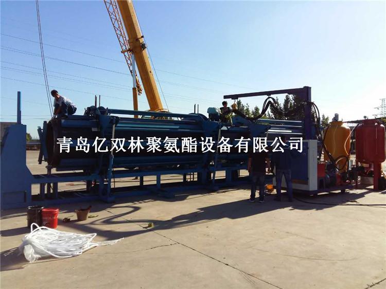 亿双林,pe保温管设备钢管防腐保温设备生产线环氧粉末喷涂设备
