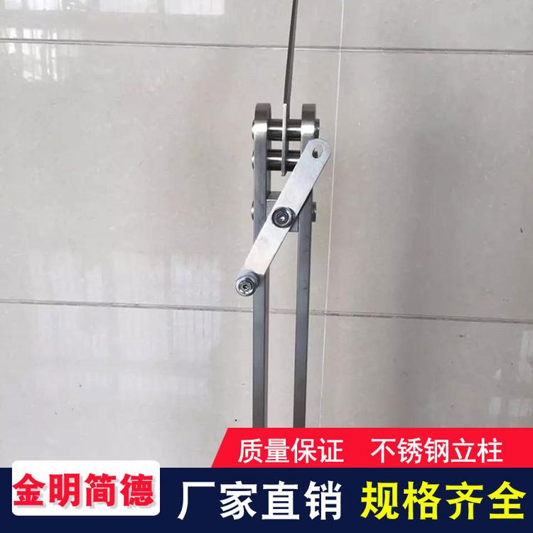 批发家用楼梯工程不锈钢立柱304不锈钢商场楼梯扶手不锈钢立柱