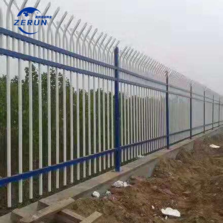 云南昆明锌钢护栏 锌钢公路护栏 小区隔离护栏规格齐全