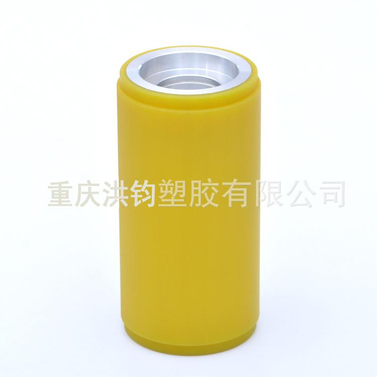 工厂直销聚氨酯辊耐磨胶辊高耐磨聚氨酯辊子输送滚轮重庆胶辊加工