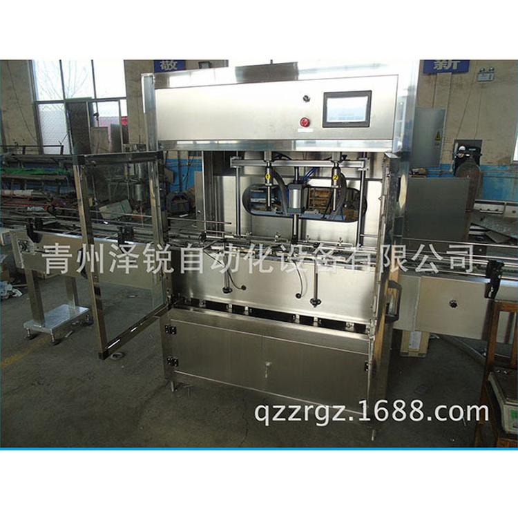 供应全自动塑料中桶润滑油 化工液体 防水涂料  油漆称重式灌装机
