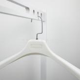 白色西装塑料衣架  XY420衣服撑子 创意西装衣架 宽肩 衣撑