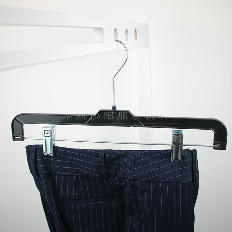 儿童裤架裤夹防滑5131F裤架 多功能裤架36CM 服装店儿童裤架塑料