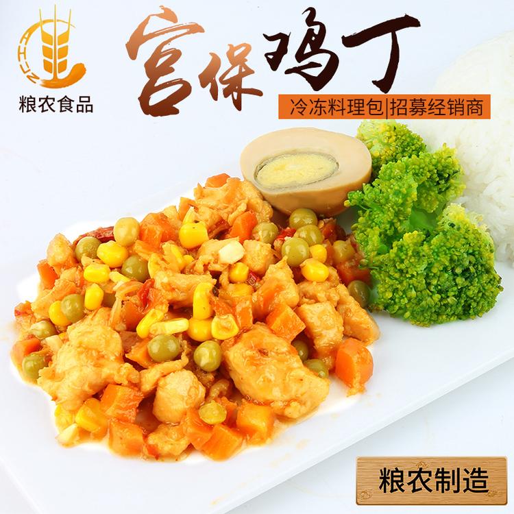 宫保鸡丁速冻料理包220g 快餐 外卖 煲仔饭菜肴包 成品菜厂家直销