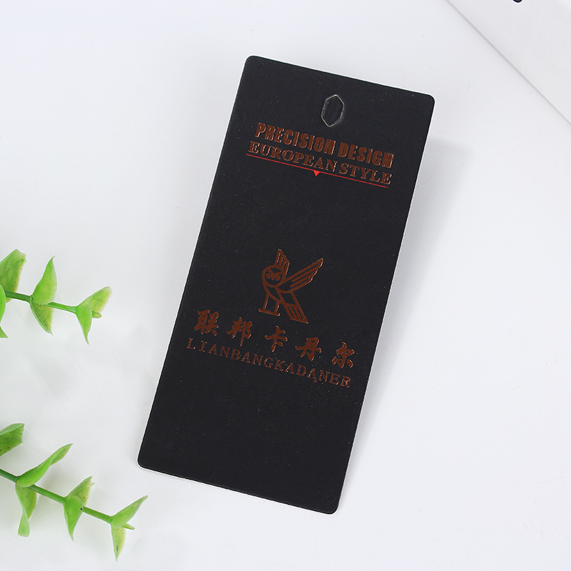 厂家供应宸鑫服装标签吊牌定制 衣服商标吊牌logo订做 男女童装吊牌定做印刷设计批发